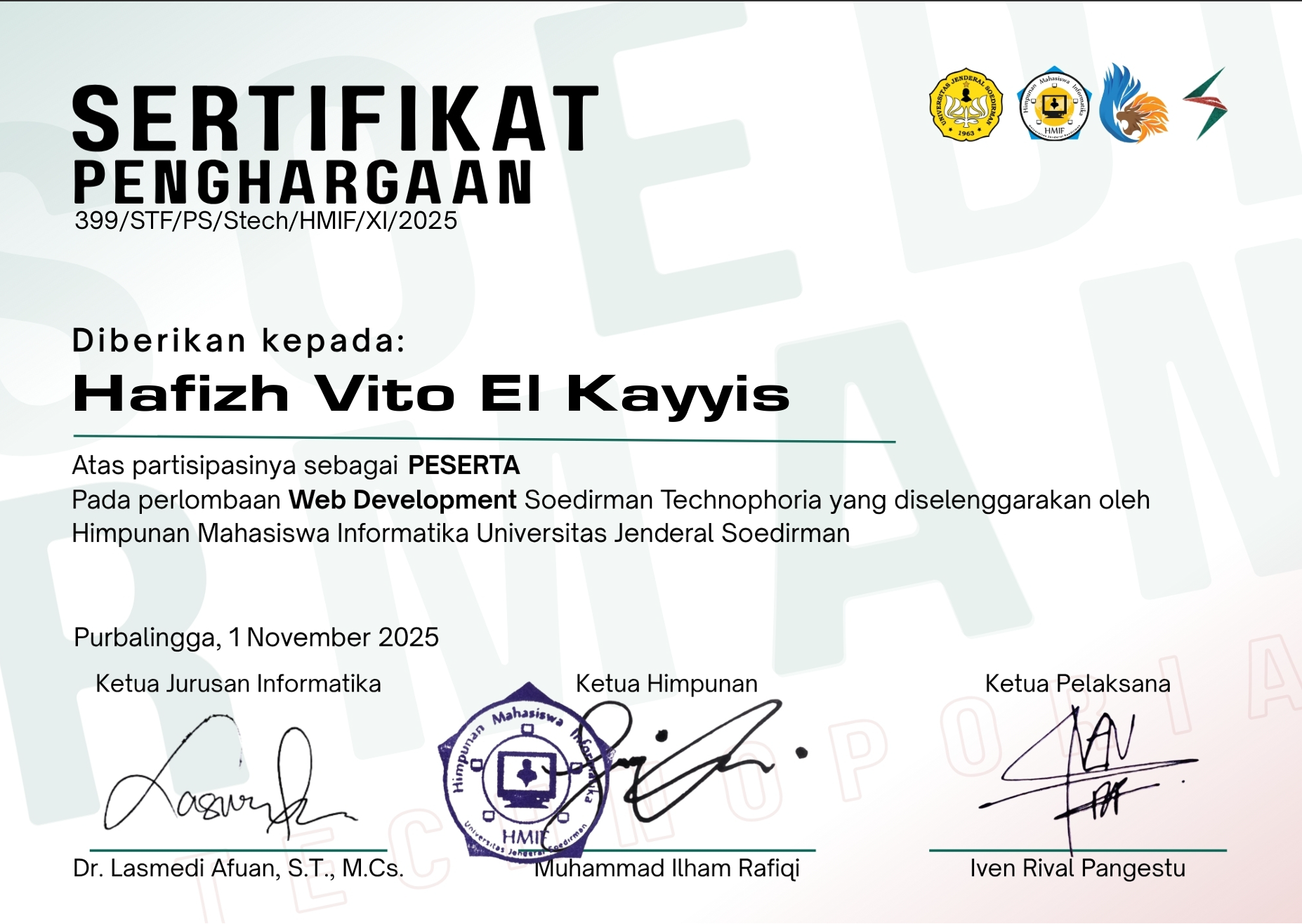 Web Development Soedirman Technoporia